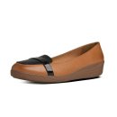 [핏플랍] Fitflop F-Pop Women Loafer/Leather Tan 이미지