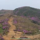 황매산 산불감시초소 정자 및 베틀봉 전경(황매산 산행지도, 산행코스) 이미지