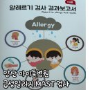서상희피부과의원 | IgE알러지검사(MAST검사) 비용(보험적용o),기간 검사결과 내돈내산 후기