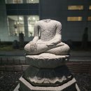 (조명사진) 충남, 공주박물관 야외 서혈사지 석조여래좌상.. 이미지