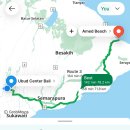 남쪽주유소 화장실 | 우붓에서 아메드 가는 법 | 프라마 버스 탑승 실제 후기 (가격·소요시간·좌석 팁), 아메드 택시 저렴...