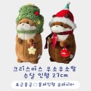 따뜻하고 포근한 일러스트 | 우소우소짱 크리스마스 선물 수달 인형 27cm 브라운 vs 다크브라운｜실물 비교 후기
