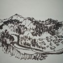 오대산 달빛 이미지