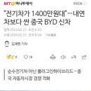 "전기차가 1400만원대"…내연차보다 싼 중국 BYD 신차 이미지