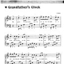 Piano - 미국동요 / Grandfather's clock 악보 이미지