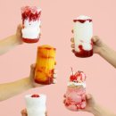 텐퍼센트 스페셜티커피 부천대점 | 텐퍼센트커피 딸기 메뉴 추천 리얼딸기라떼 크림카스테라 솔직 후기