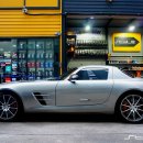 ＜산본스타일＞ 메르세데스 벤츠 SLS63AMG 호프만 3D휠얼라이먼트 이미지