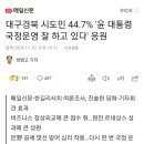 44.7% '윤 대통령 국정운영 잘하고 있다' 응원 이미지