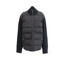 100-1-000116 | 에르노 리브드 쉘 울 패딩 자켓, 블랙 후드 다운 아우터 MP000116U 70061 9300