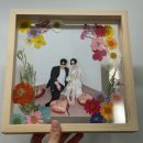 압화 투명액자 나의 소원은 | 신혼부부 신부선물 추천 청첩장액자 DIY 에프터글로우 압화액자 후기