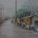 풍경수채화 이미지