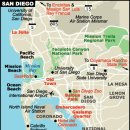 샌디에고의 주요 관광지 이미지