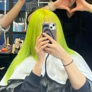 라임헤어 | 의정부 컬러 맛집 유니크함의 정점! 톡 쏘는 라임 염색 시술 후기 체이퍼헤어 나현 디자이너