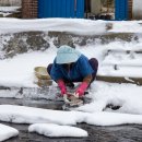 개울가에 빨래터 이미지