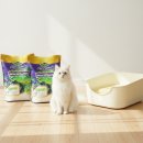 그루밍 솔루션 | 아메리칸솔루션 옵티멈 최고급 브라질산 카사바 먼지없는 고양이모래 6kg 2개 후기