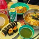 국수와뚝비 | 섬진강벚꽃길 구례5일장 맛집 푸른물고기국수 메뉴 주차