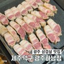 손재로 | 광주 삼겹살 맛집 제주덕구 광주하남점 다녀온 후기