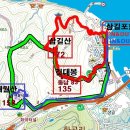 깃대봉(135△충남83) 삼길산172해월산158 /충남서산[&amp;]후망산178안산177끝봉101북망산53동산80/경기안산 이미지