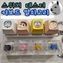 스위치 테스터 기계식 키보드 열쇠고리 커스텀 부부의 덕질