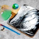 레진아트 공예 티코스터 제작 이미지