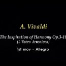 Vivaldi- The Imspiration of harmony Op.3-10 중 제1악장 Allegro 이미지