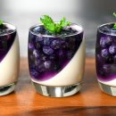 Spectacular blueberry panna cotta 이미지