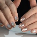 공블리네일 반반네일 후기💅 자석젤 그라데이션 조합 너무 예쁨