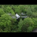 레이저유도폭탄을 유도한 쿼드콥터 UAV 이미지