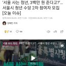 서울시 청년수당 2차 참여자 모집 이미지