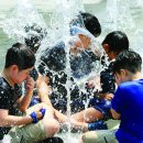 바닥분수 이미지