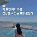 스타스케이프 | 포항 풀빌라 스타스케이프 오션뷰 숙소 후기 끝판왕