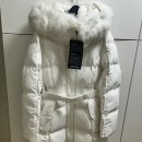 007-4 | 에고이스트 이시안 벨트 패딩 사가폭스퍼 시그니처 페미닌 롱 구스 다운 화이트 후기 ER4TD007