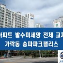 파크팰리스 아파트 | 송파구 가락동 래미안파크팰리스 발수 촘촘미세방충망 교체 시공현장