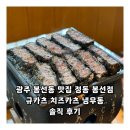 정리 1 정동경로당 | 광주 봉선동 맛집 정동 봉선점 규카츠 치즈카츠 냉우동 솔직 후기