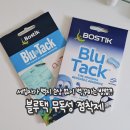 전셋집 벽지 손상없이 붙이기 블루택 접착제 사용법