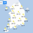 [내일 날씨] 오전에 비 그쳐, 미세먼지 주의 (+날씨온도) 이미지