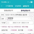 11월14일 큐리오시스,세종텔레콤,세나테크놀로지 수익인증 이미지