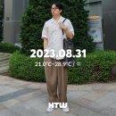 룩 코디 l 비얼디드키드 슬랙스 빅실루엣팬츠,유니클로 질샌더 반팔셔츠,컨버스 제이옥스,쿠어 크로스백