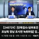 RE:[뉴탐사_20240729_단독입수/삼부토건 조남욱 장남 조시..] 이미지