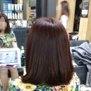 크리헤어티브(대학동점) | 고급스러운염색 레드브라운 녹두거리미용실 크리헤어티브 대학동점 소율