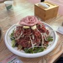 얼음꽃아이스크림 | 고래부대찌개 오창본점 / 고래 대왕꽃 소불고기 신메뉴 후기