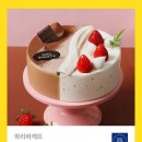 파리바게트 초코반 딸기반 케이크 이미지
