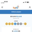 헐 나 로또 결과 이제 확린했는데 이거 당첨된거맞ㄴ지 이미지