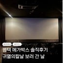 비전2로 | 평택 메가박스 비전점 주말 야간 영화 관람 후기