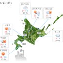 홋카이도,삿포로,오타루,비에이&후라노,샤코탄,하코다테,북해도 날씨 5월15일~18일 일기예보 입니다. 이미지