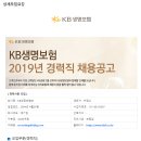 [KB생명보험] 2019년 경력직 채용공고 (~2/6) 이미지