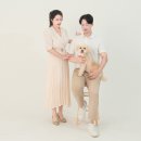 에스앤케이병원 | 대전 둔산동 스튜디오 강아지와 함께 찍은 가족사진 마이미프로젝트