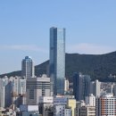 두산위브범일뉴타운에서 본 좌천동과 서면 풍경