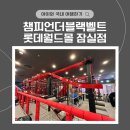 (주)잠실에너지 | 아이와 함께 즐기는 액티브 키즈카페, 챔피언더블랙벨트 롯데월드몰 잠실점 방문 후기