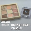 티팔레트 | 봄 웜톤 올리브영 섀도우 팔레트 추천: 홀리카홀리카 유자 시트러스 티 내돈내산 후기